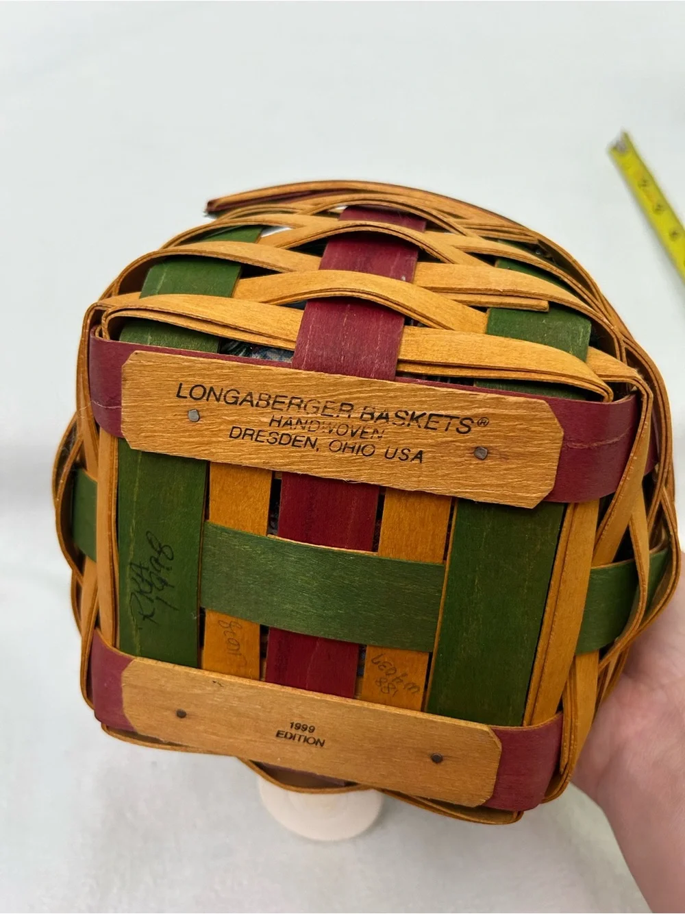 Longaberger 1998 Small Easter Basket